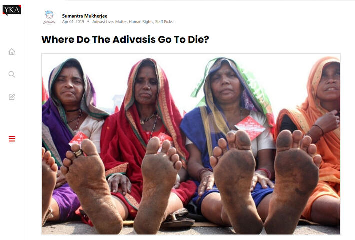 Where Do The Adivasis Go To Die