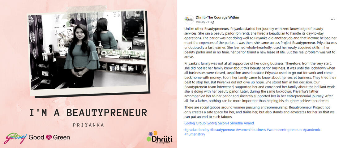 Story of Beautypreneur Priyanka